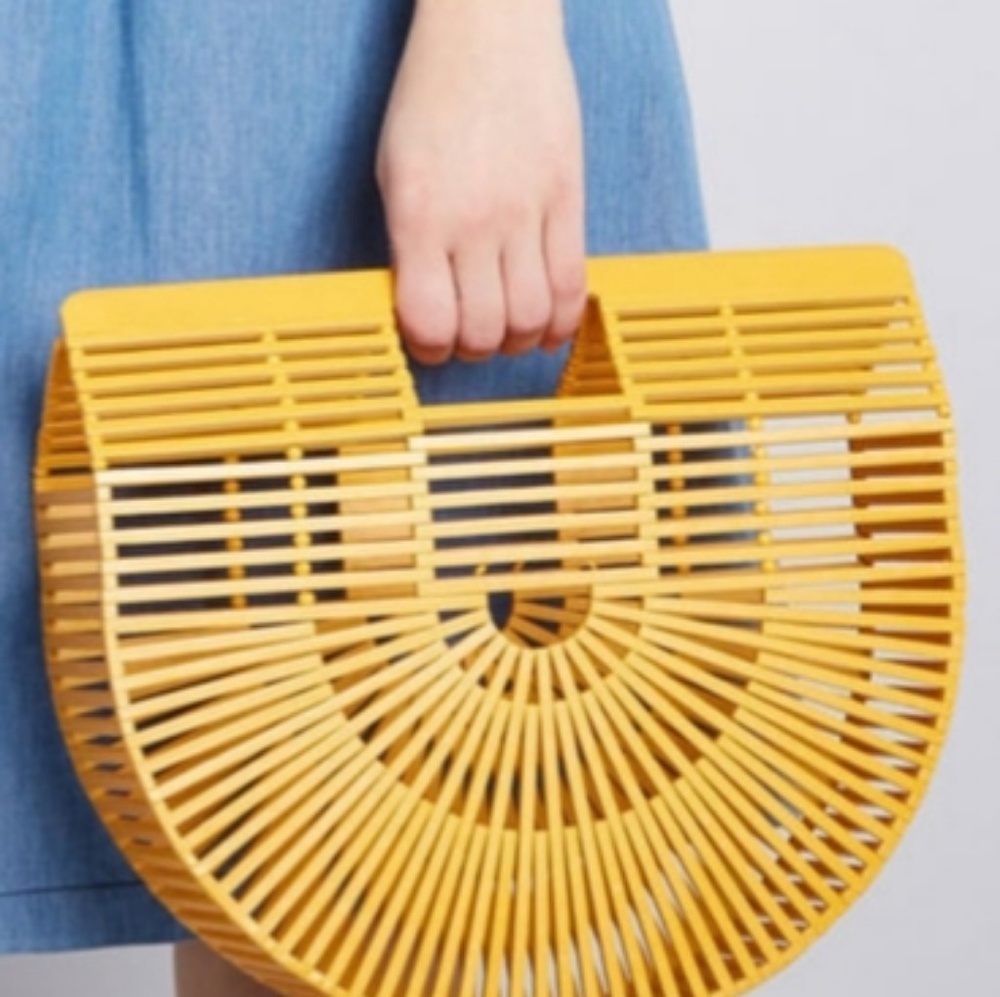 Brand New cage Bamboo bag-no tags